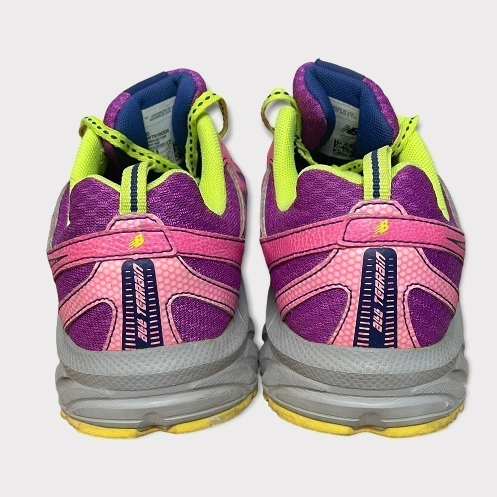 New Balance Pink Yellow Trail Running Shoes 6.5M - Picture 5 of 9